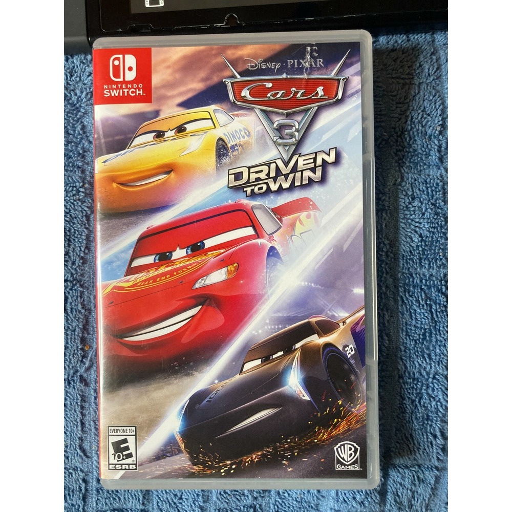 Cars 3 Driven to Win Nintendo Switch 2017 Cart and Case Tested Works Pixar
